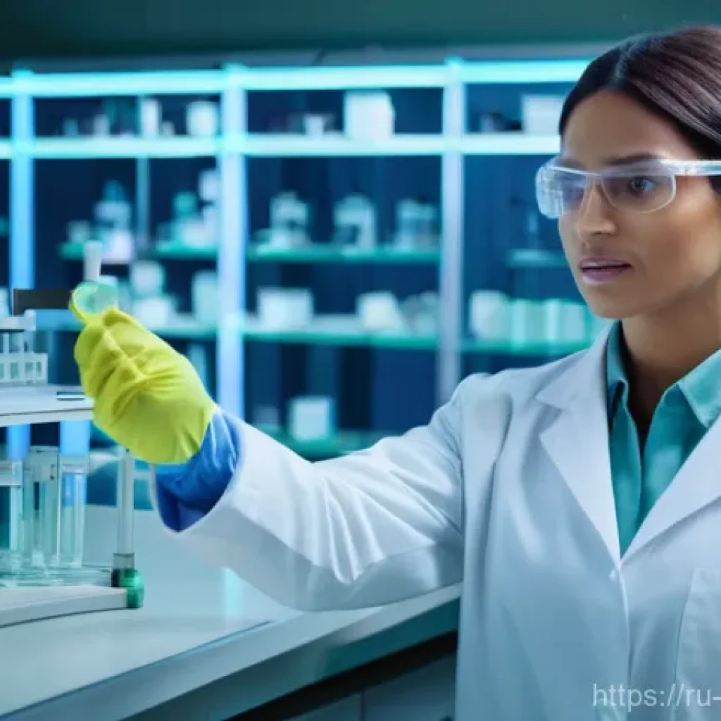 곤충의 유전자 조작 사례 - **Prompt: Breakthrough in Disease Prevention**
A highly detailed, photorealistic image of a fema...